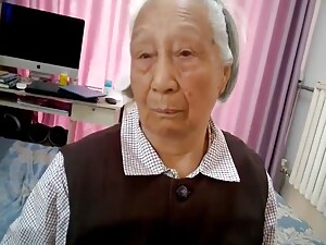 Age-old Asian Grandma Gets Laid waste